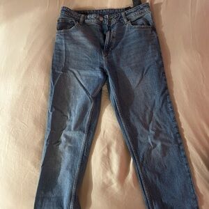 Zara Women's Blue Boyfriend Jeans